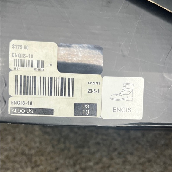 Aldo Men's Two-Tone Lace-Up Boots - Picture 2 of 2